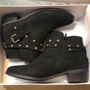 Black Booties New never worn